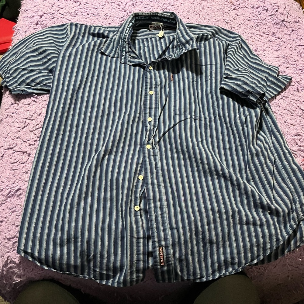 Men’s stripped 3XL MoJeans button down
